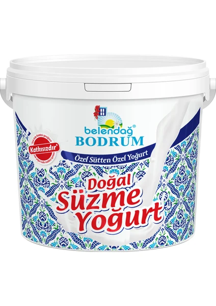 Belendağ Bodrum Doğal Süzme Yoğurt 3 Kg