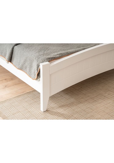 Karya Modern İnci Beyaz Çift Kişilik Karyola