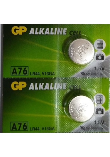 ALKALIN LİTHIUM PİL  2 Lİ PAKET -A 76 LR44-V13GA