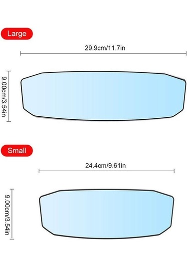 Seametal İç Araba Dikiz Aynası Evrensel Bebek Aynası Dikiz Aynaları Geniş Açı Büyük Görüş Güvenlik Oto Aksesuarları, Seçenekler: Small