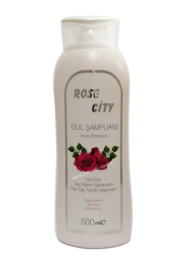 Rosecity Evitaminli Saç Kremli ve GliserinliGül Şampuanı 500 ML