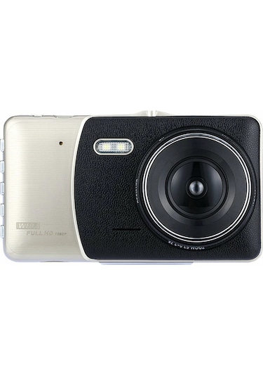 Ranyeek 4" Ekranlı Araç Dvr, 1080p Full Hd Ön-arka Kameralar, Gece Görüşü, Park Asistanı Ve Ldws Fonksiyonu