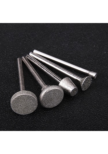 Geeroyoo 50 Parça Elmas Uçlu Taşlama Seti, Cam Ve Metal İşleme İçin 3.17mm Şaftlı