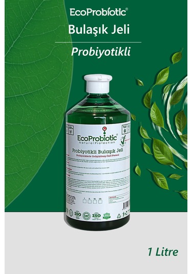 Probiyotikli Bulaşık Jeli 1 Lt. Temiz İçerikli, Çevre Dostu, Ağır Kimyasal İçermez