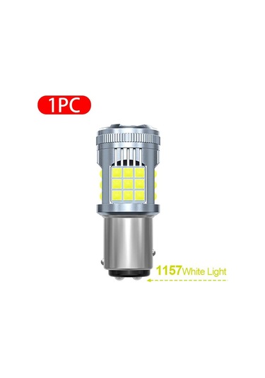 Beyaz Seametal Süper Parlak Araba Led Canbus Işık 1156 Ba15s 1157 Bay15d P21/5w Araba Dönüş Sinyali Lambası Için Hata Yok 1157