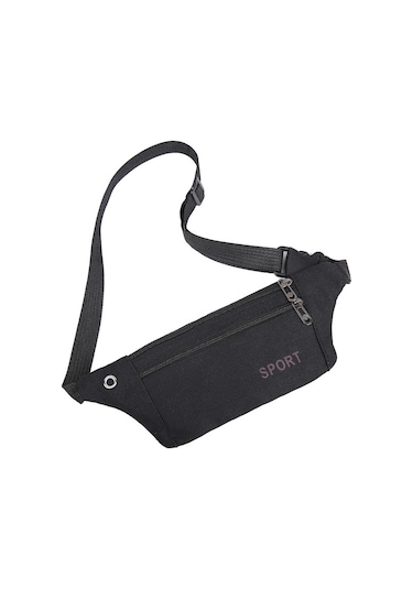 Erkekler İçin Şık Ve Dayanıklı Kanvas Omuz Çantası, Spor Ve Günlük Kullanım İçin Pratik Aksesuar Siyah