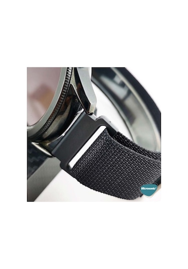 Microsonic Amazfit GTS 2 Mini Kordon Alpine Loop Siyah