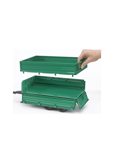 Bruder - Römork Yeşil Büyük Damperli - Br02010