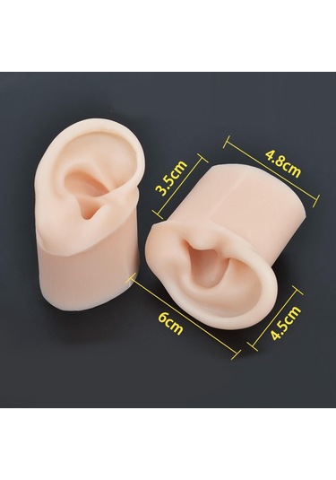 Suntek Yumuşak Silikon Kulak Modeli Sahte Kulak Öğrenme