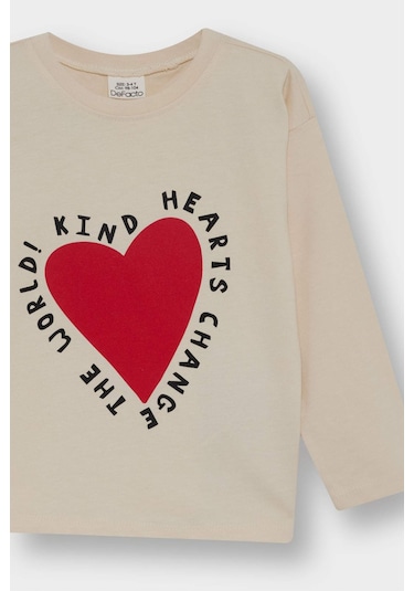 Defacto Kız Bebek Bisiklet Yaka Kalp Desenli 2li Uzun Kollu Tişört F1416a525aurd79 Kırmızı Defacto Kız Bebek Bisiklet Yaka Kalp Desenli 2li Uzun Kollu Tişört F1416a525aurd79 Kırmızı