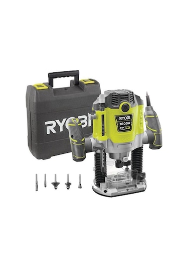Ryobi RRT1600P-K Çift Kollu El Frezesi 1600W - T5133002606