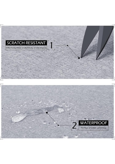 13 İnç Dizüstü Bilgisayar Çantası Su Geçirmez Yumuşak Evrak Çantası Kılıfı Macbook Air 13 M2 M1 A2681 A2337 A2179 2018-2022 /macbook Pro 13 M2 M1 A2338 Gri Diğer