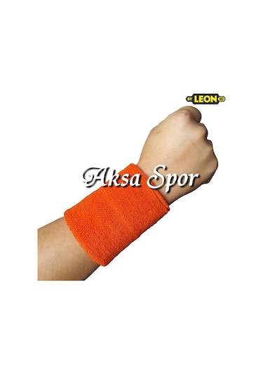 Sporcu Havlu El Bilekliği Ekonomik Bileklik (Ter Silme Bilekliği) Turuncu