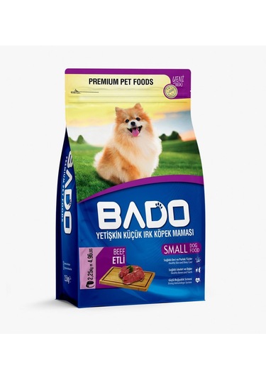 Bado Küçük Irk Köpek Maması 2250gr Etli Biftekli