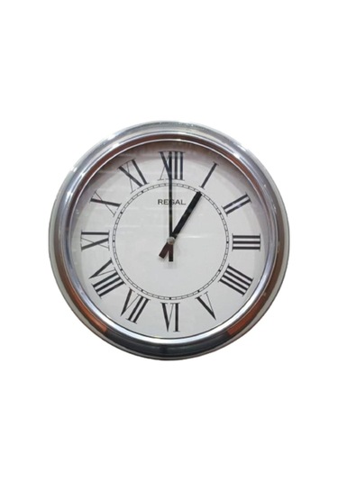 Regal 4290 Swr Özel Seri Metal Kasa Akar Sessiz Saniyeli Duvar Saati Çok Renkli