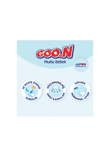 Goon Mutlu Bebek Bebek Bezi Jumbo 3 Numara 36 Adet
