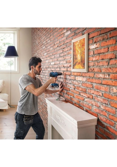 Bosch Professional GSB 180-LI 2.0 Ah Çift Akülü Darbeli Delme Vidalama Makinesi - 06019F8307