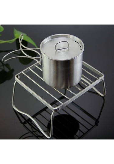 Wondernest Outdoor Mini Taşınabilir Katlanır Izgara Paslanmaz Çelik 304 Fırın Kafa Braketi 23x19.5x11cm Çok Renkli Çok Renkli