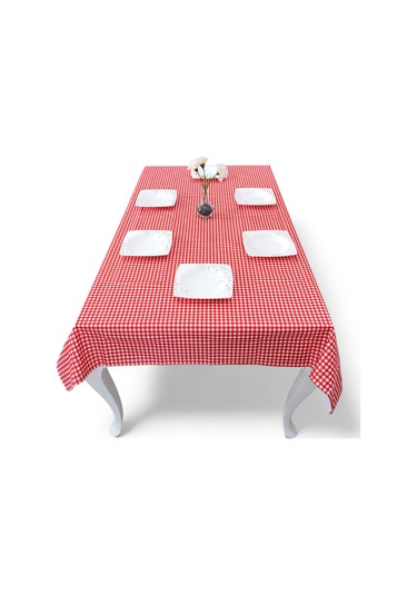Sufre Sıvı Geçirmez Masa Örtüsü Sofra Bezi Sofra Örtüsü Piknik Örtüsü Kırmızı
