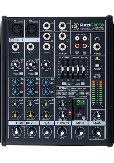 Mackie Profx4V2 4 Kanal Analog Mikser