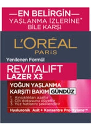 L'Oreal Paris Revitalift Lazer Yaşlanma Karşıtı Gündüz + Gece Kremi Seti