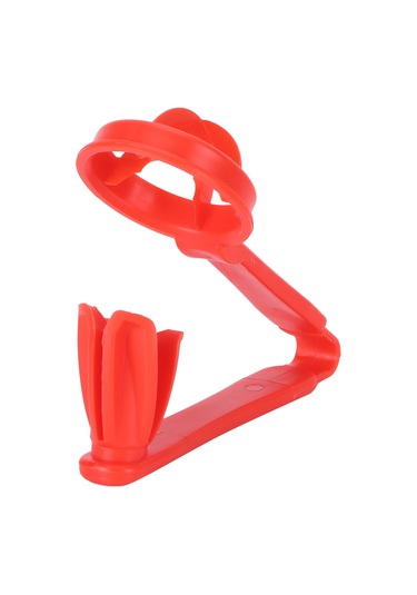 Geeroyoo Kırmızı Pp Plastik Meyve Kesici - Domates, Çilek, Üzümü Hızlı Ve Eşit Parçalara Bölme Aracı - Ev Mutfakları İçin Pratik Ve Dayanıklı Diğer