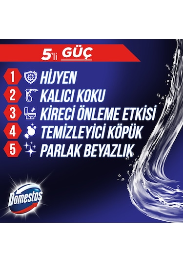 Domestos Okyanus + Çam + Manolya Wc Blok Tuvalet Bloğu 3'lü