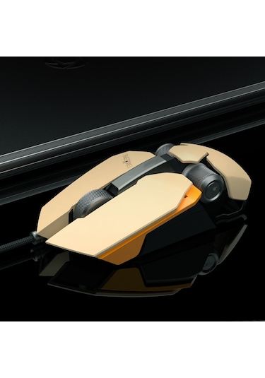 James Donkey 850 R 12000 DPI 8 Tuş PMW3360 Sensör RGB Optik Mouse Sarı