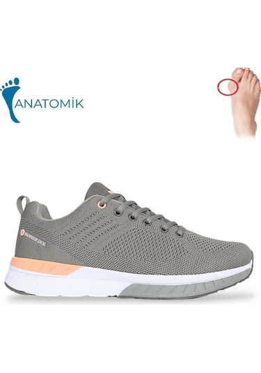 Hammer Jack 1824-manaus Anatomik Tabanlı Unisex Sneakers Ayakkabı Gri Somon Çok Renkli