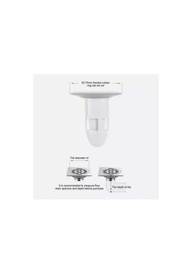 Megaplane Sifonlu Tahliyeler İçin Su Kilidi 200641838 Beyaz