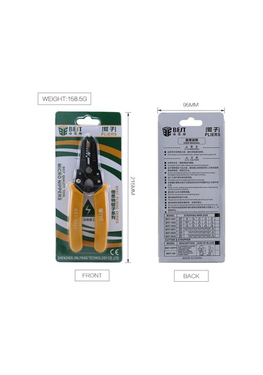 Sones Best-5021 0.6 2.6mm Taşınabilir Sıkma Pensesi Kablo Soyma Pensesi