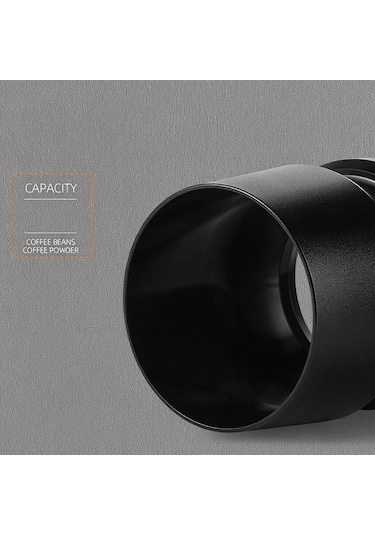 Wezone 304 Çelik Kahve Toz Toplayıcı 51-54mm, Kapağıyla, Easy Use, Smooth Toz Dağıtımı, Espresso Aletleri Seti, Siyah Siyah