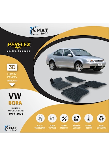 Paspas 3D Havuzlu X-Mat Bora 1998-2005 - Perflex Pxm-Vw01