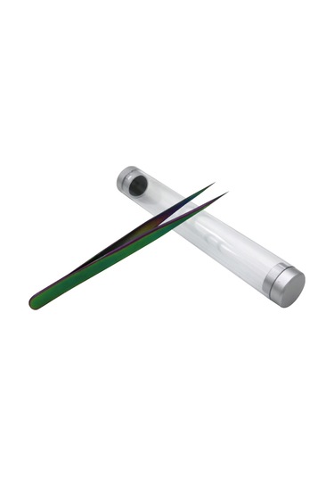 Vkemall Profesyonel Kirpik Uzatma Penseleri - Paslanmaz Çelik Hassas Uçlu Makyaj Aleti