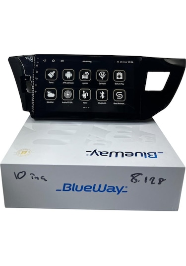 Toyota Corolla 2013-2015 Blueway 8-128 Tam Profesyonel Oem Multimedia 10"