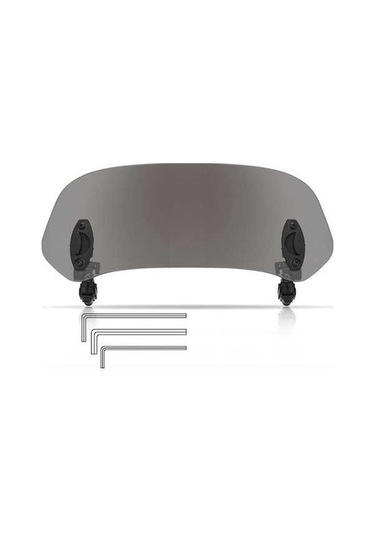 Ulzyvf Motorsiklet Rüzgar Savar: 180 Ayarlanabilir, Universal, Gürültü Azaltıcı, Kolay Montaj 36.5x15.5cm