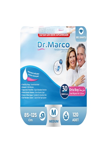 Dr. Marco Yetişkin Bel Bantlı Hasta Bezi M 120'li