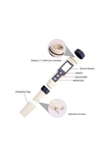 Pazly Ve Su Ölçer Kalitesi İçin Havuzları Fonksiyonlu Çok Cihazı Balık Akvaryum Sl