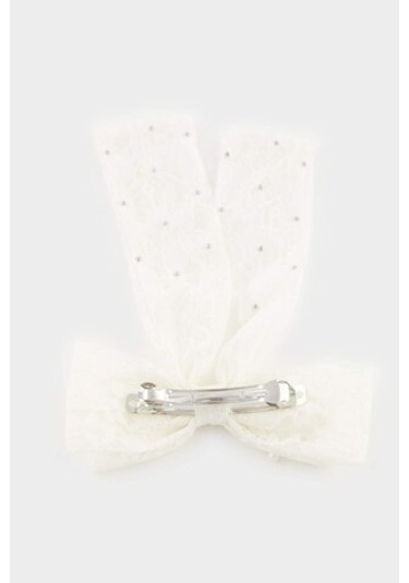 Defacto Kadın Kurdele Görünümlü İncili Çıtçıtlı Toka E6801axnswt1 Diğer