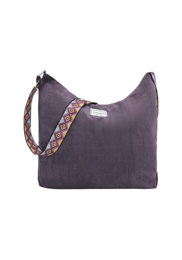 Şık Ve Dayanıklı Unisex Seyahat Çantası, Geniş Hacimli Sırt Çantası, Erkek Ve Kadın İçin Çapraz Askılı Modeller, Pratik Ve Konforlu Gezi Çantaları Mor