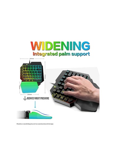 Techbloom Zıyou Lang Siyah Kablolu Oyun Klavye Ve Fare Seti 39 Tuslu Rgb Aydinlatmali Pc Oyuncuları Icin Diğer