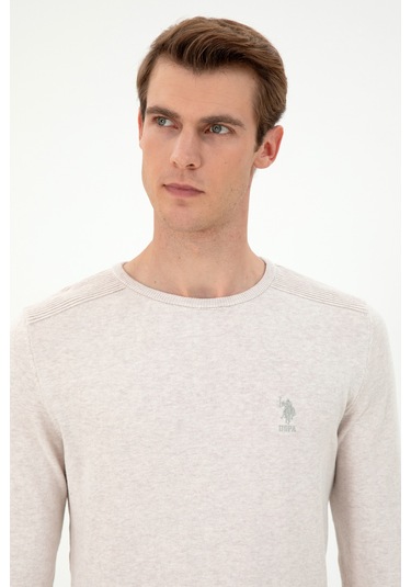 U.s. Polo Assn. Erkek Taş Melanj Kazak /triko 50288888-vr225 Taş Melanj