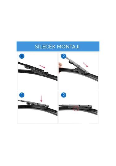 İnwells Muz Silecek Takımı Fiat Linea 2007-2017 İle Uyumlu