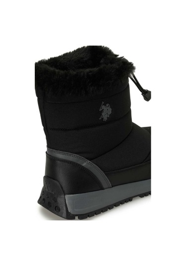 U.s.polo Assn Raıny 4pr Siyah Casual Spor Outdoor Günlük Kürklü Bot Siyah