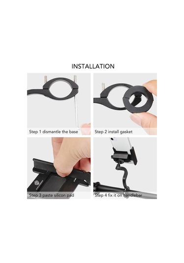 Cyclıngbox-yükseltilmiş Alüminyum Alaşım Bisiklet Cep Telefonu,ya18857r-1 Kırmızı