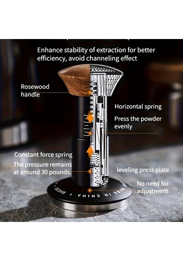 Topshop1 53 Mm 1 Adet Munden's Darbe Cekici Kahve Sikma Ale Ahşap