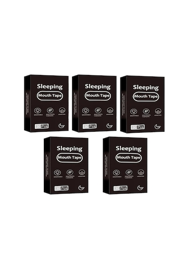 Dropshipping 30/60/90/150 Adet Ağız Bandı Uyku Şeridi Anti-horlama Ağız Solunum Bandı Uykuyu Geliştirmek İçin Ağız Yakın Çıkartmalar Altın