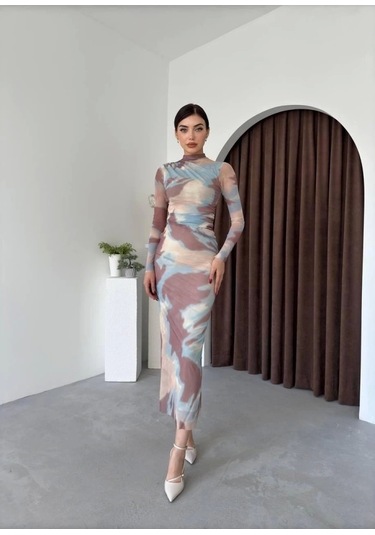 Alens Tül Elbise Krem