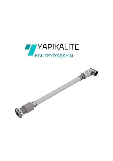 Asma Klozet Taharet Çubuğu Küresel Uçlu Dirsekli Baglantı 200 Ml