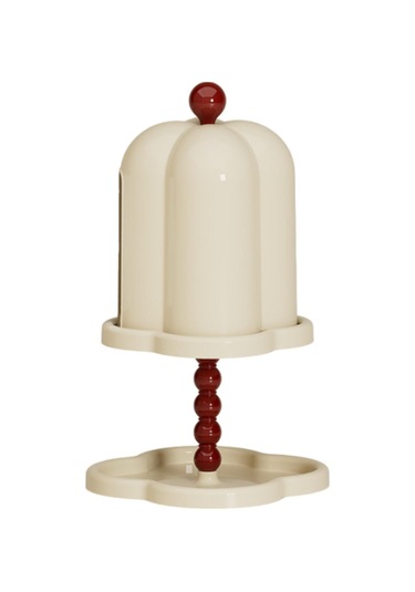 Homyl Tepsili Mendil Kutusu Kağıt Dağıtıcısı Ev Beyaz